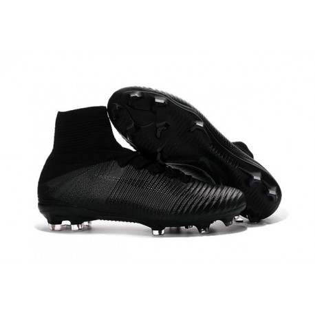 Nouvelles - Chaussure Nike Mercurial Superfly 5 FG pour Homme tout Noir