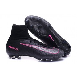 Nouvelles - Chaussure Nike Mercurial Superfly 5 FG pour Homme Pitch Dark Pack - Noir Rose