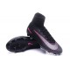 Nouvelles - Chaussure Nike Mercurial Superfly 5 FG pour Homme Pitch Dark Pack - Noir Rose