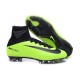 Nouvelles - Chaussure Nike Mercurial Superfly 5 FG pour Homme Noir Vert