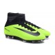 Nouvelles - Chaussure Nike Mercurial Superfly 5 FG pour Homme Noir Vert