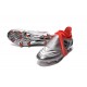 Homme - Adidas X 16+ Purechaos FG/AG Crampons Argent Noir Rouge