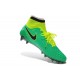 Coupe du Monde 2014 Crampons Nike Magista Obra FG Vert Jaune Noir