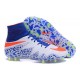 Nike HyperVenom Phantom II FG Football bottes pour hommes Bleu Blanc Orange