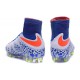 Nike HyperVenom Phantom II FG Football bottes pour hommes Bleu Blanc Orange