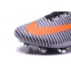 Nouvelles - Chaussure Nike Mercurial Superfly 5 FG pour Homme Gris Noir Orange