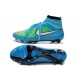 Nouveau Chaussures de Football Nike Magista Obra FG Bleu Vert Blanc
