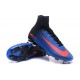 Nouvelles - Chaussure Nike Mercurial Superfly 5 FG pour Homme Bleu Noir Orange