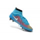 Nouveau Chaussures de Football Nike Magista Obra FG Bleu Vert Blanc