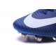 Nouvelles - Chaussure Nike Mercurial Superfly 5 FG pour Homme Bleu Blanc