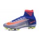Nouvelles - Chaussure Nike Mercurial Superfly 5 FG pour Homme 2016 Rio Bleu Blanc Orange