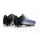 Chaussures Nike Football Hommes - Nike Mercurial Vapor 11 FG Blanc Bleu Noir