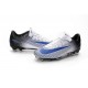 Chaussures Nike Football Hommes - Nike Mercurial Vapor 11 FG Blanc Bleu Noir