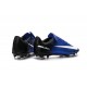 Chaussures Nike Football Hommes - Nike Mercurial Vapor 11 FG Bleu Blanc Noir