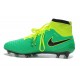 Coupe du Monde 2014 Crampons Nike Magista Obra FG Vert Jaune Noir