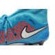 Nouveau Chaussures de Football Nike Magista Obra FG Bleu Vert Blanc