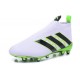 Adidas Ace16+ Purecontrol FG/AG Chaussures de Football Pour Homme Vert Blanc Noir