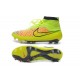 Coupe du Monde 2014 Crampons Nike Magista Obra FG Jaune Vert Orange
