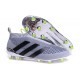 Adidas Ace16+ Purecontrol FG/AG Chaussures de Football Pour Homme Argenté Noir