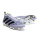 Adidas Ace16+ Purecontrol FG/AG Chaussures de Football Pour Homme Argenté Noir