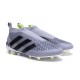 Adidas Ace16+ Purecontrol FG/AG Chaussures de Football Pour Homme Argenté Noir