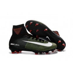 Nouvelles - Chaussure Nike Mercurial Superfly 5 FG pour Homme Noir Violet Volt