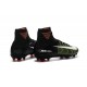 Nouvelles - Chaussure Nike Mercurial Superfly 5 FG pour Homme Noir Violet Volt