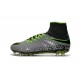 Nike HyperVenom Phantom II FG Football bottes pour hommes Platine Noir Vert