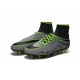Nike HyperVenom Phantom II FG Football bottes pour hommes Platine Noir Vert