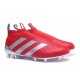 Adidas Ace16+ Purecontrol FG/AG Chaussures de Football Pour Homme Rouge Argenté