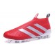 Adidas Ace16+ Purecontrol FG/AG Chaussures de Football Pour Homme Rouge Argenté