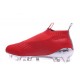 Adidas Ace16+ Purecontrol FG/AG Chaussures de Football Pour Homme Rouge Argenté