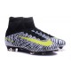 2016 Chaussure Nike Mercurial Superfly 5 FG Pas Cher Noir Blanc Jaune