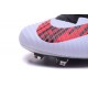 2016 Chaussure Nike Mercurial Superfly 5 FG Pas Cher Noir Blanc Rouge