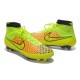 Coupe du Monde 2014 Crampons Nike Magista Obra FG Jaune Vert Orange