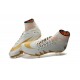Nike HyperVenom Phantom 2 FG Chaussures de football Neymar x Jordan Blanc Or