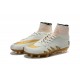 Nike HyperVenom Phantom 2 FG Chaussures de football Neymar x Jordan Blanc Or