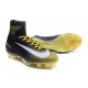 2016 Chaussure Nike Mercurial Superfly 5 FG Pas Cher Jaune Blanc Noir