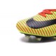 2016 Chaussure Nike Mercurial Superfly 5 FG Pas Cher Rouge Volt Noir