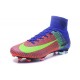 2016 Chaussure Nike Mercurial Superfly 5 FG Pas Cher Rouge Bleu Volt