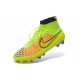 Coupe du Monde 2014 Crampons Nike Magista Obra FG Jaune Vert Orange
