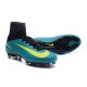 Chaussure Nike Mercurial Superfly 5 FG pour Hommes Vert Jaune Noir