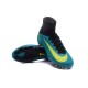 Chaussure Nike Mercurial Superfly 5 FG pour Hommes Vert Jaune Noir