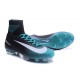 Chaussure Nike Mercurial Superfly 5 FG pour Hommes Noir Bleu Blanc
