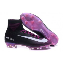 Chaussure Nike Mercurial Superfly 5 FG pour Hommes Noir Violet Blanc