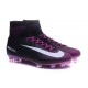 Chaussure Nike Mercurial Superfly 5 FG pour Hommes Noir Violet Blanc