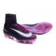 Chaussure Nike Mercurial Superfly 5 FG pour Hommes Noir Violet Blanc