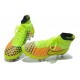 Coupe du Monde 2014 Crampons Nike Magista Obra FG Jaune Vert Orange