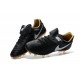 Hommes 2016 Nike Tiempo Legend VI FG Crampons Nike Noir Blanc Or