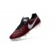 Hommes 2016 Nike Tiempo Legend VI FG Crampons Nike Vin Rouge Blanc